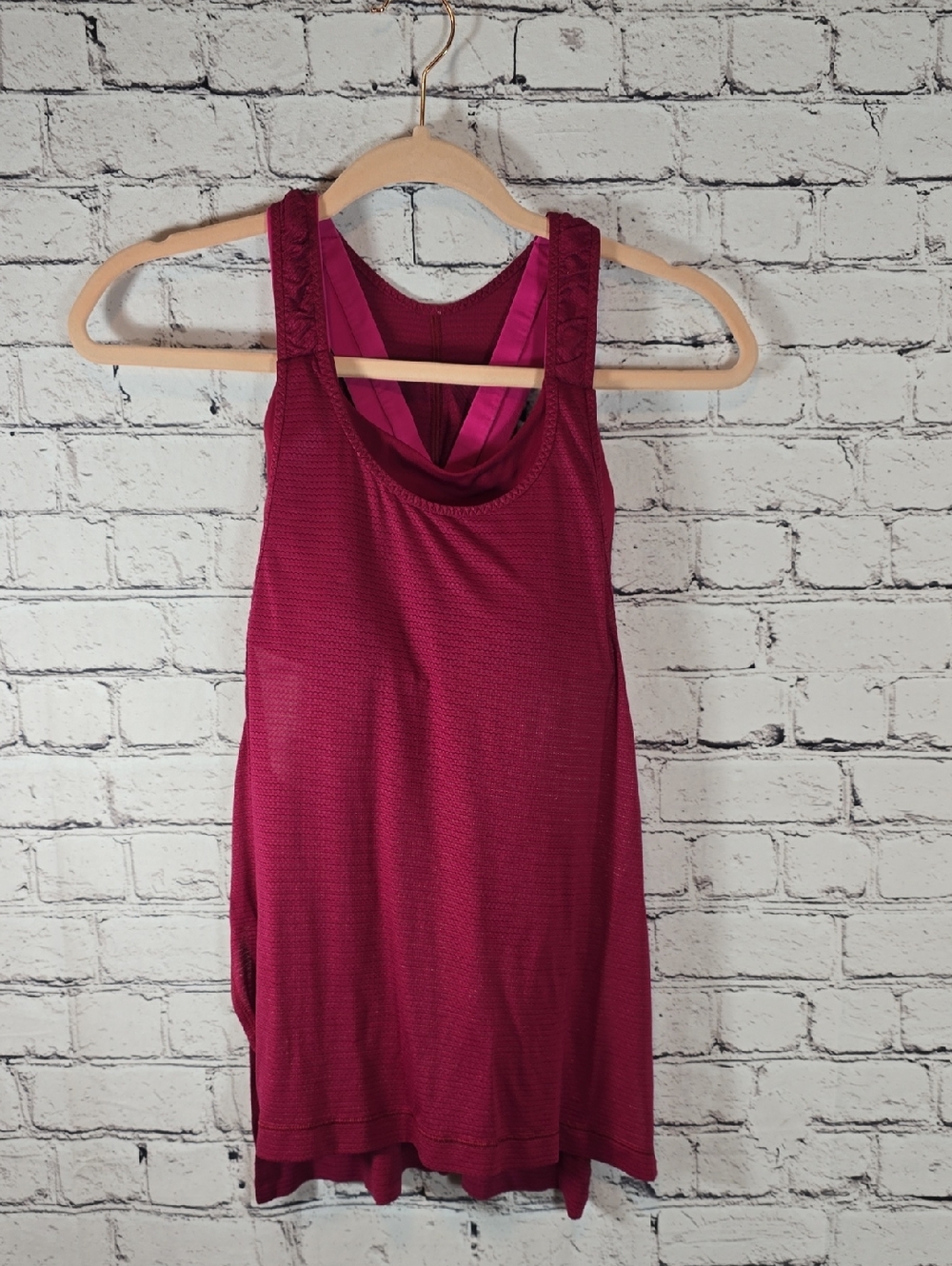 Lululemon Athletic Tank Top Berry Size 6